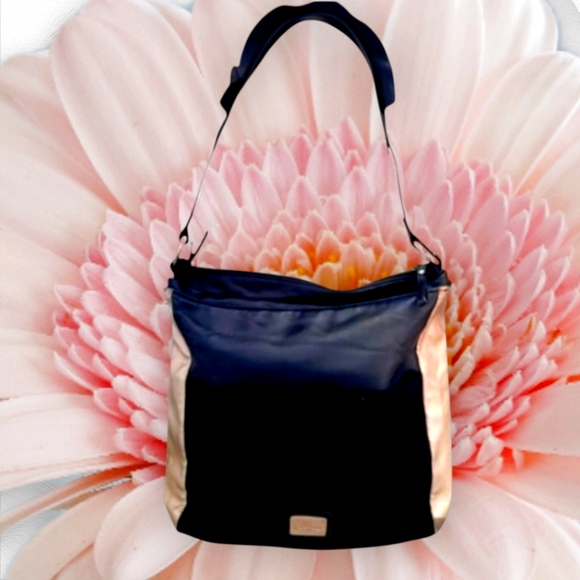 Celine Handbags - 👜CÉLINE DION Vintage Black & Silver Shoulder Bag